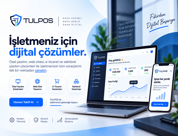 İşletmenizi geleceğe taşıyan akıllı yazılımlar.